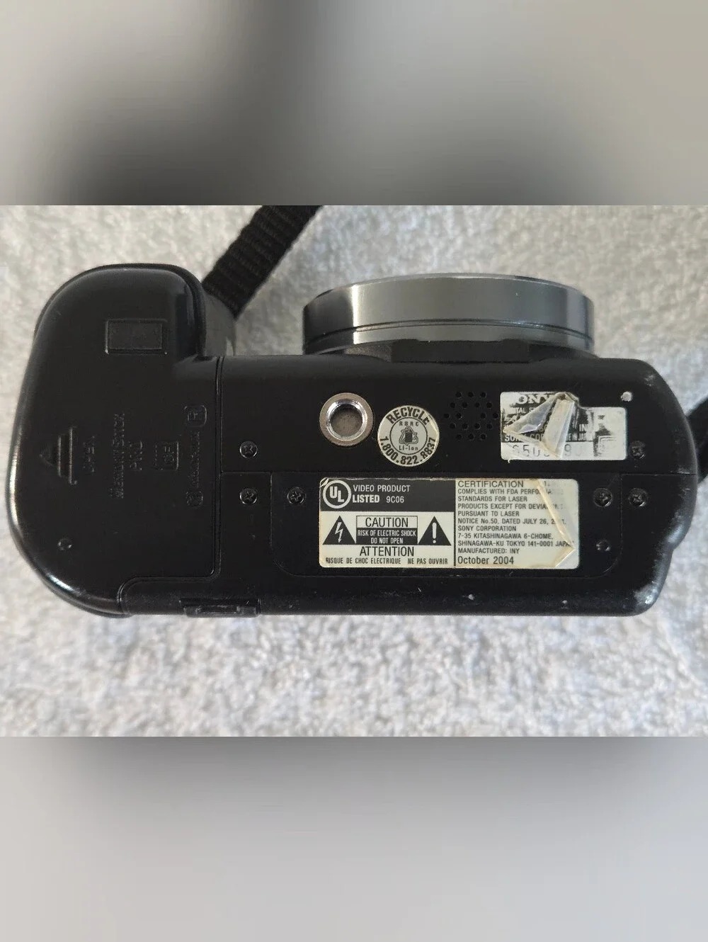 Sony Cyber-Shot DSC-V3 7.2MP Digital Camera Black *TESTED & WORKING*